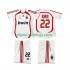 Camisola AC Milan KAKA 22 2007 Retro Criança Equipamento Segundo 2006 Manga Curta